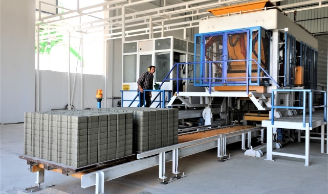 Karatay Belediyesi beton elemanları üretim tesisi fabrika gibi