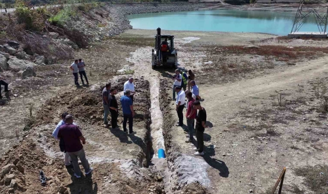 Kavak Güven Göleti'ne can suyu: 1 ilçe merkezi ve 54 kırsal mahalle susuz kalmaktan kurtuldu