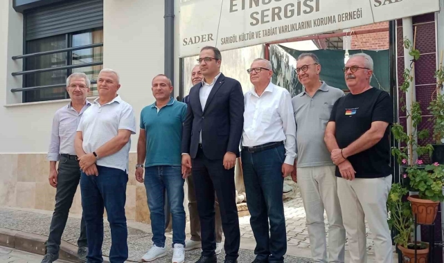 Kaymakam Dalak, SADER'in etnografya sergisini inceledi
