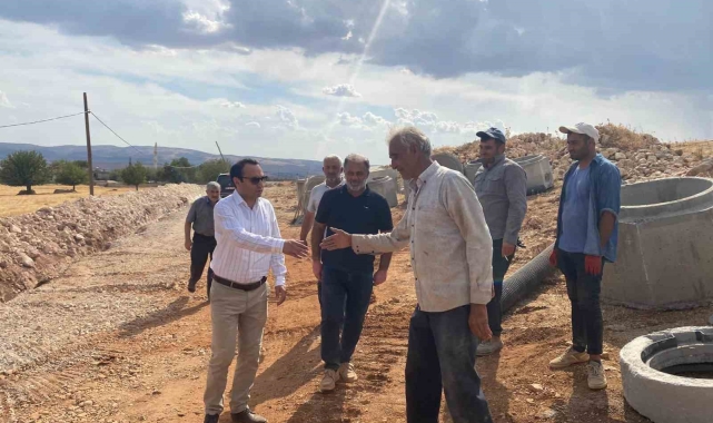 Kaymakam Partal, alt yapı çalışmalarını inceledi