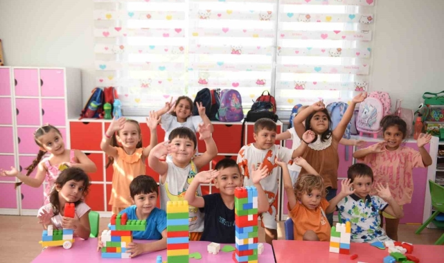 Kepez'in kreşlerinde yeni eğitim-öğretim yılı başladı