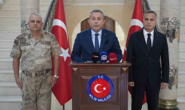 Kilis Valisi Şahin 3 aylık asayiş verilerini açıkladı