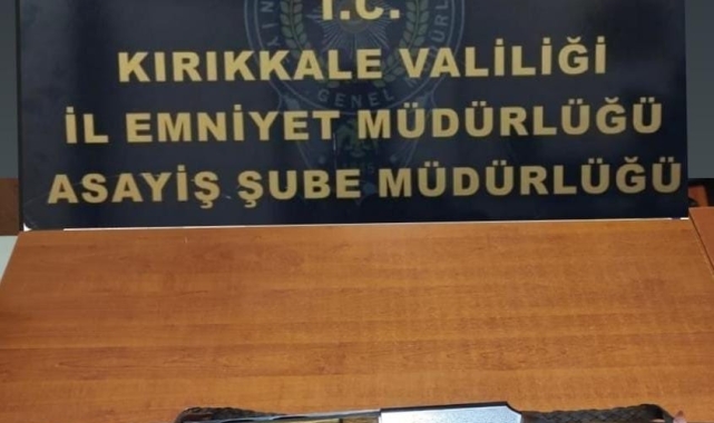 Kırıkkale'de tüfekle havaya ateş açan şahıs gözaltına alındı