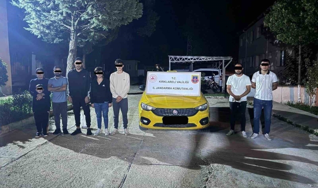 Kırklareli 6 kaçak göçmen yakalandı
