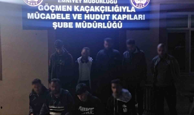 Kırklareli'nde 9 kaçak göçmen yakalandı