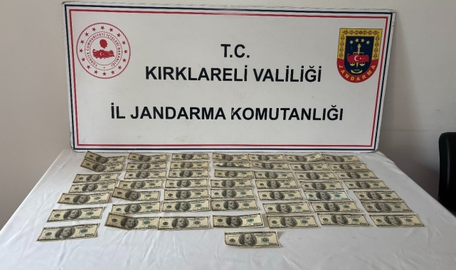 Kırklareli'nde sahte para operasyonu: 5 bin dolar ele geçirildi