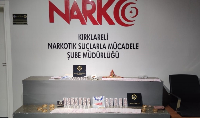 Kırklareli'nde uyuşturucu operasyonu: Polisleri görünce maddeleri tuvalete attı