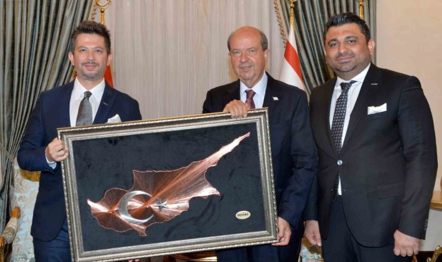 KKTC Cumhurbaşkanı Tatar, DEGİAD heyetiyle görüştü