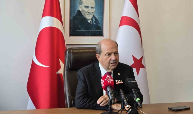KKTC Cumhurbaşkanı Tatar: "Kıbrıs'ta iki devletin eşit egemenlik temelinde yaşayabileceği bir çözüm öneriyoruz"