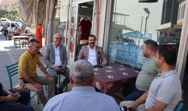 Koçarlı Kaymakamı Taşkın ilçe esnafı ile bir araya geldi