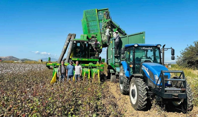 Koçarlı&#039;da pamuk hasadı başladı