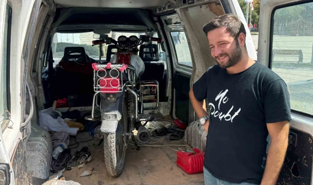 Konya'da çalınan motosikletine 4 yıl aradan sonra kavuştu