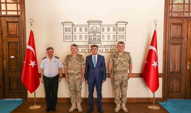 Korgeneral, Tanrıverdi'den Vali Aygöl'e ziyaret