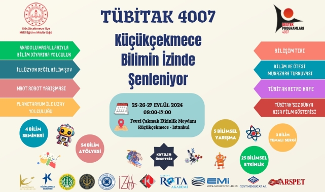 Küçükçekmece bilim şenliği'ne hazırlanıyor