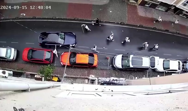 Küçükçekmece'de yabancı uyruklu şahısları kavgasına ortalık karıştı