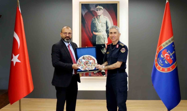Kütahya OSB yönetiminden Albay Vedat Kültür'e 'hayırlı olsun' ziyareti
