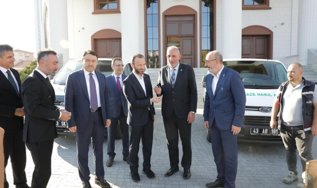 Kütahya Valiliği'nden Aslanapa ve Seyitömer belediyelerine cenaze aracı desteği