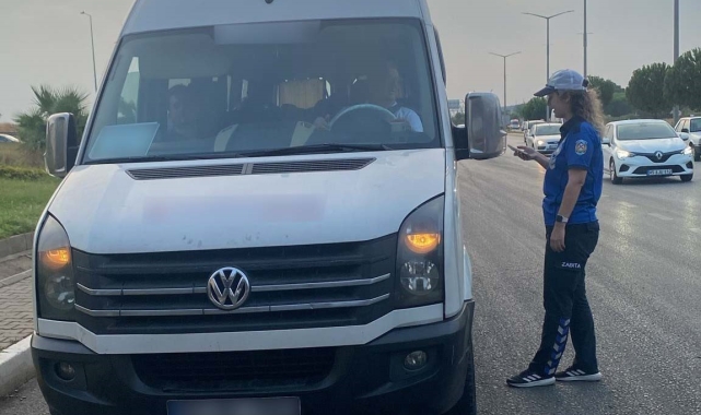 Manisa'da servis araçlarına denetim: 16 bin TL ceza kesildi