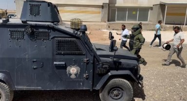 Mardin'de yola yerleştirilen mayın imha edildi