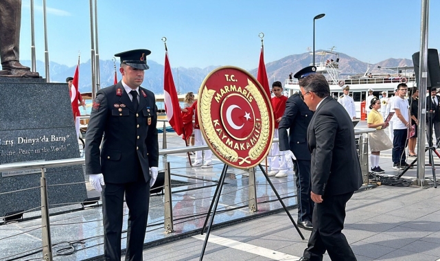 Marmaris'te 19 Eylül Gaziler Günü anma töreni ile başladı