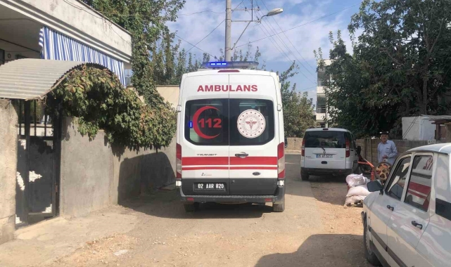 Merdivenlerden düşen işçi yaralandı