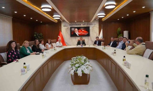 Montana Belediyesi heyeti Başkan Tutdere&#039;yi ziyaret etti