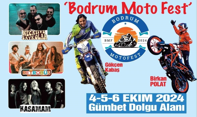 Motosiklet tutkunları Bodrum'da buluşuyor