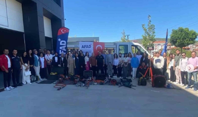 Muğla AFAD'da "Gençlerin Öncülüğünde Afetlere Karşı Hep Birlikte" projesi 2'inci ulusal toplantısı gerçekleştirildi