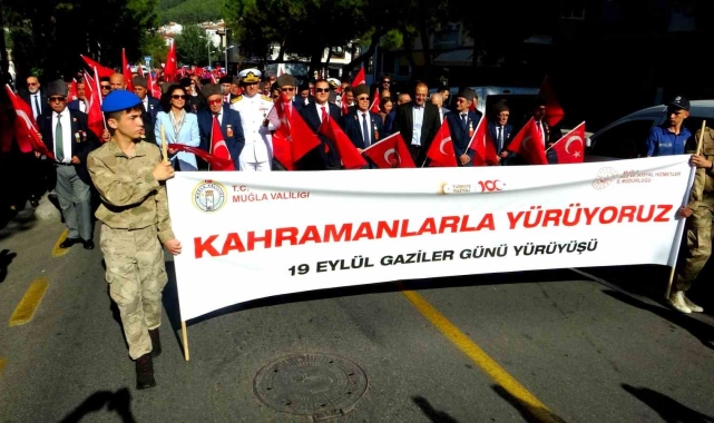 Muğla'da 19 Eylül Gaziler Günü coşkuyla kutlandı