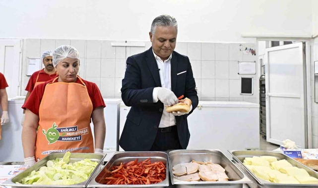 Muratpaşa'dan öğrencilere 'okul menüsü' desteği