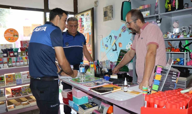 Nazilli Belediyesi'nden okul bölgesinde hijyen ve güvenlik kontrolü