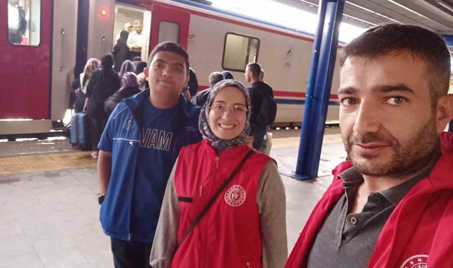 Öğrencilere sıcak karşılama