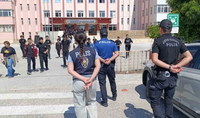 Okul çevrelerinde denetim yapıldı