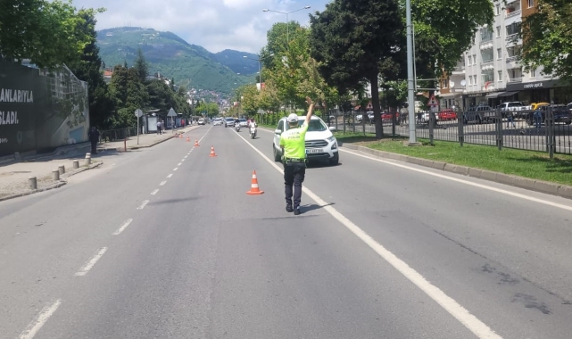 Ordu'da bir haftada yaklaşık 13 bin araç ve sürücüsü denetlendi