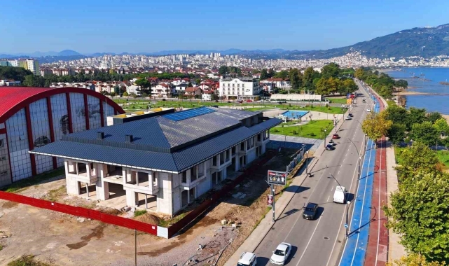 Ordu'da 'Gençlik Kütüphanesi'nin kaba inşaatı tamamlandı