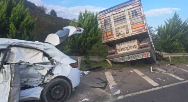 Ordu'da tünel çıkışı zincirleme kaza: 1'i ağır 5 yaralı