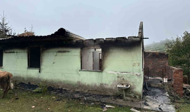 Ordu'da yayla evinde yangın