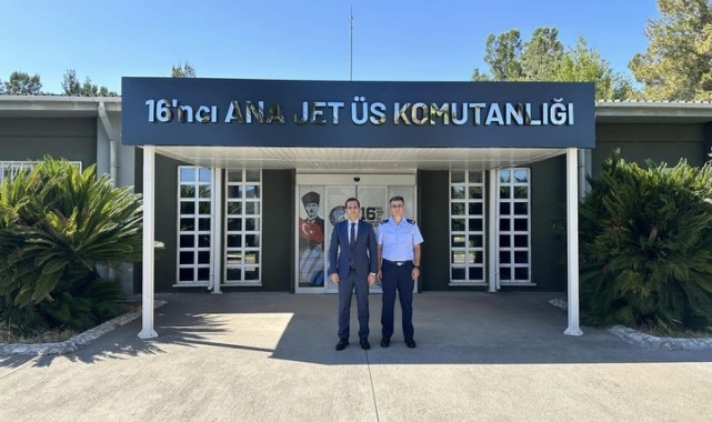Ortaca Kaymakamı Aktaş, Ana Jet Üssü'ne ziyaret