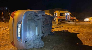 Otomobil takla attı: 1 yaralı