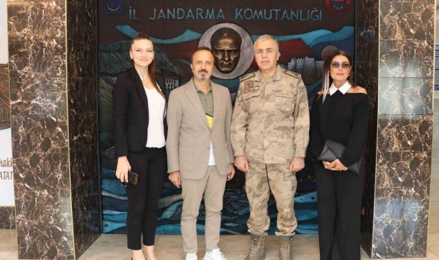 Özel İmperial Hastanesi'nden İl Jandarma Komutanı Yakın'a ziyaret