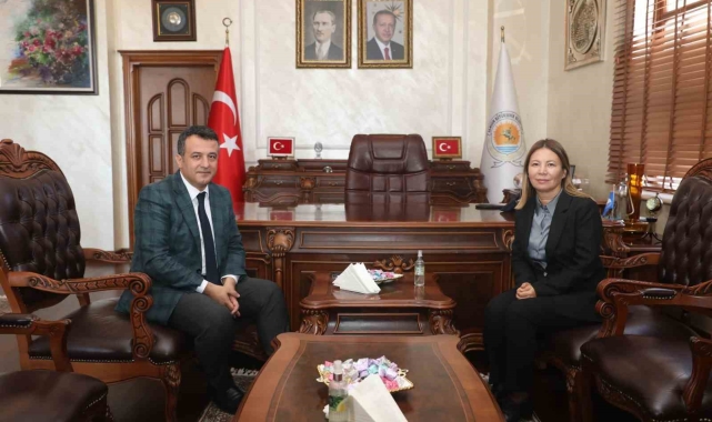 Rektör Fatma Aydın'dan protokol turu