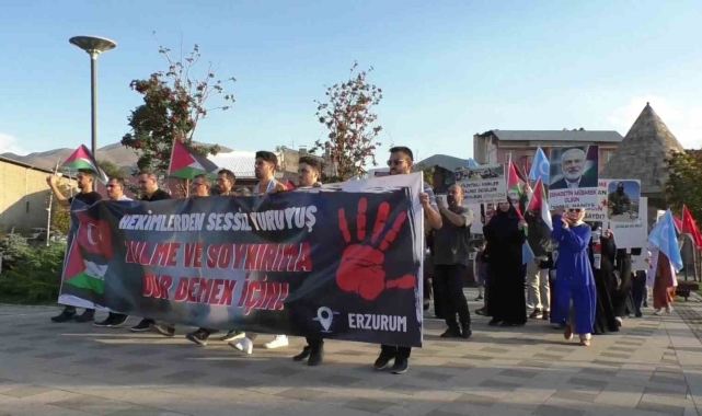 Sağlık çalışanları Gazze'ye yönelik saldırıları protesto etti