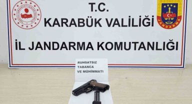 Şahsın üzerinde ruhsatsız silah ele geçirildi