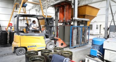 Samsun'da Kilit Parke, Bordür ve Beton Boru Fabrikası ile yüzde 60 tasarruf sağlandı