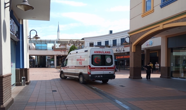 Samsun'da merdivenden düşen işçi yaralandı