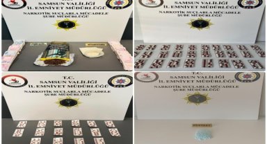 Samsun'da uyuşturucu operasyonlarında 5 zanlı yakalandı