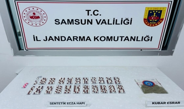 Samsun'da uyuşturucu operasyonunda 2 zanlı yakalandı