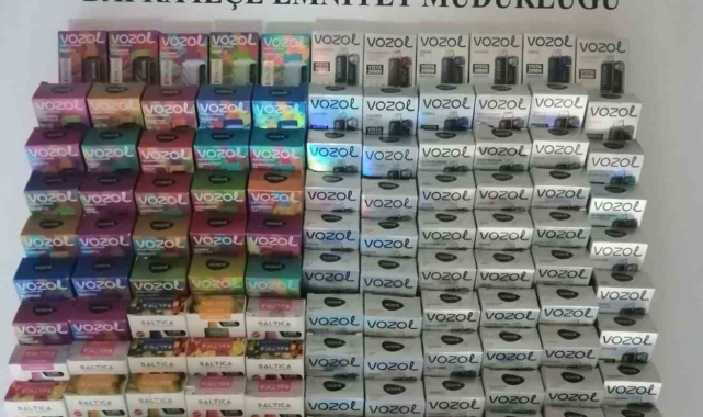 Samsun'da 156 adet kaçak elektronik sigara ele geçirildi