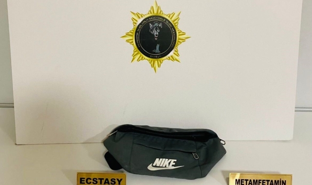 Samsun'da 432 adet ecstasy hap ve 18,50 gram metamfetamin ele geçirildi