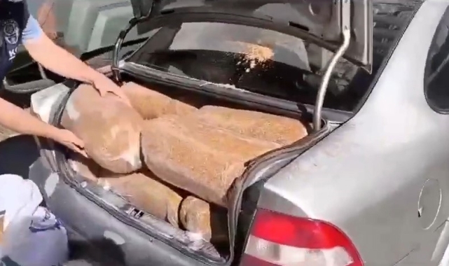 Samsun'da 435 kilo kaçak tütün ele geçirildi